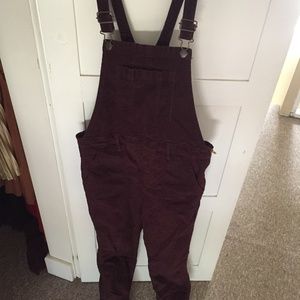 Old navy purple corduroy overalls